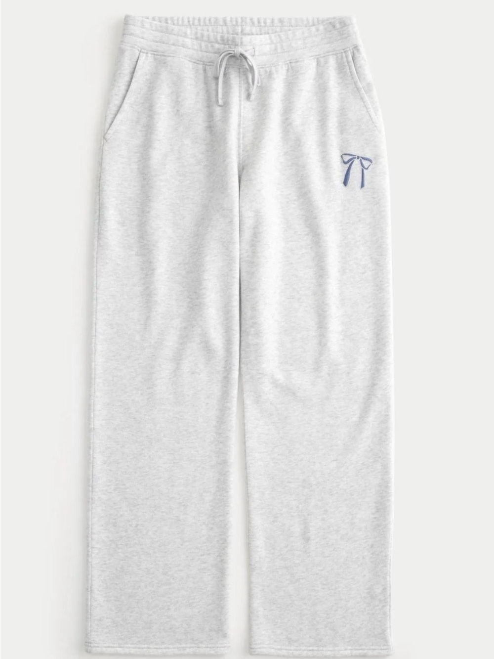 Hollister light grey relaxed sweats xxs